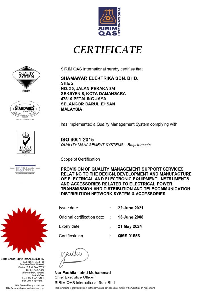 CERTIFICATE-QMS-UKAS-SHAMAWAR-ELEKTRIKA-SITE2_page-0001-756x1024